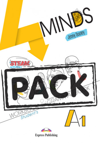 4MINDS A1 Workbook & Grammar + DigiBooks App (pratybos)